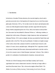 First page of the dissertation