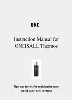 Cover of the thermos instruction manual